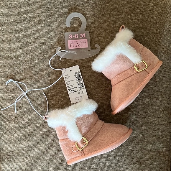 Pink Children’s Place Baby Boots - Picture 1 of 5